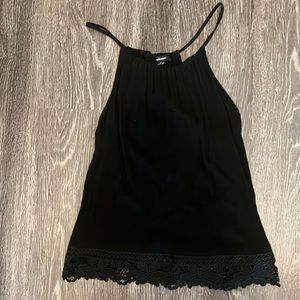 Women’s black halter top. Size S.